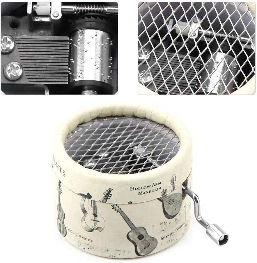 كرنك يدوي صندوق تشغيل الموسيقى كمان صغير نمط B091D3B3FY