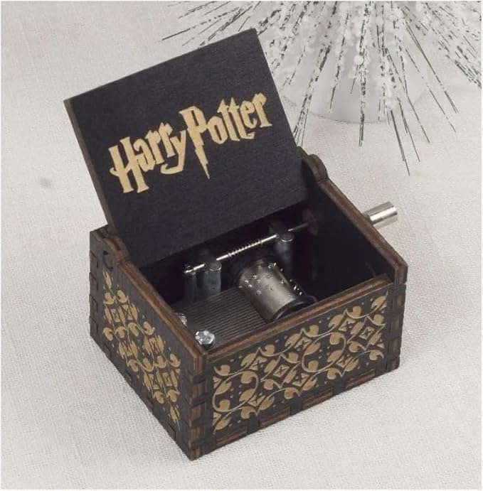 صندوق موسيقى خشبي معتق كلاسيكي بنمط صيني B0B8MG3GLL