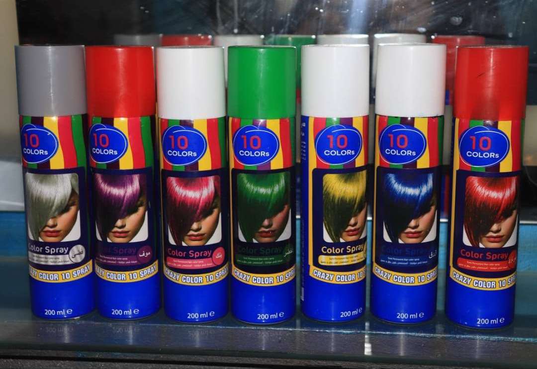 سبراي كريزي كلر الوان مؤقتة  للشعر