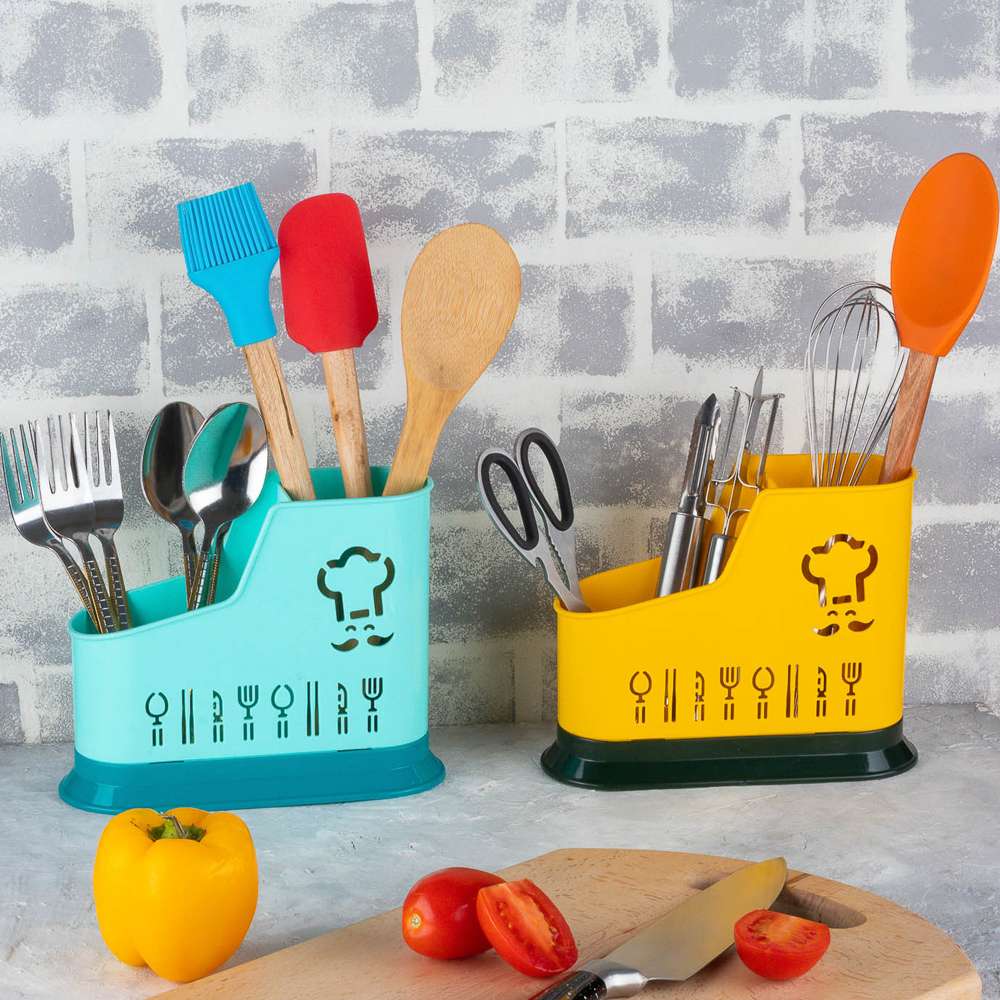 رشاقة سكاكين و منظم سمارت + حامل معالق و شوك