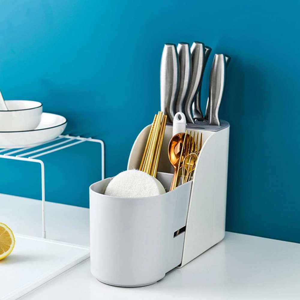 رشاقة سكاكين و منظم سمارت + حامل معالق و شوك