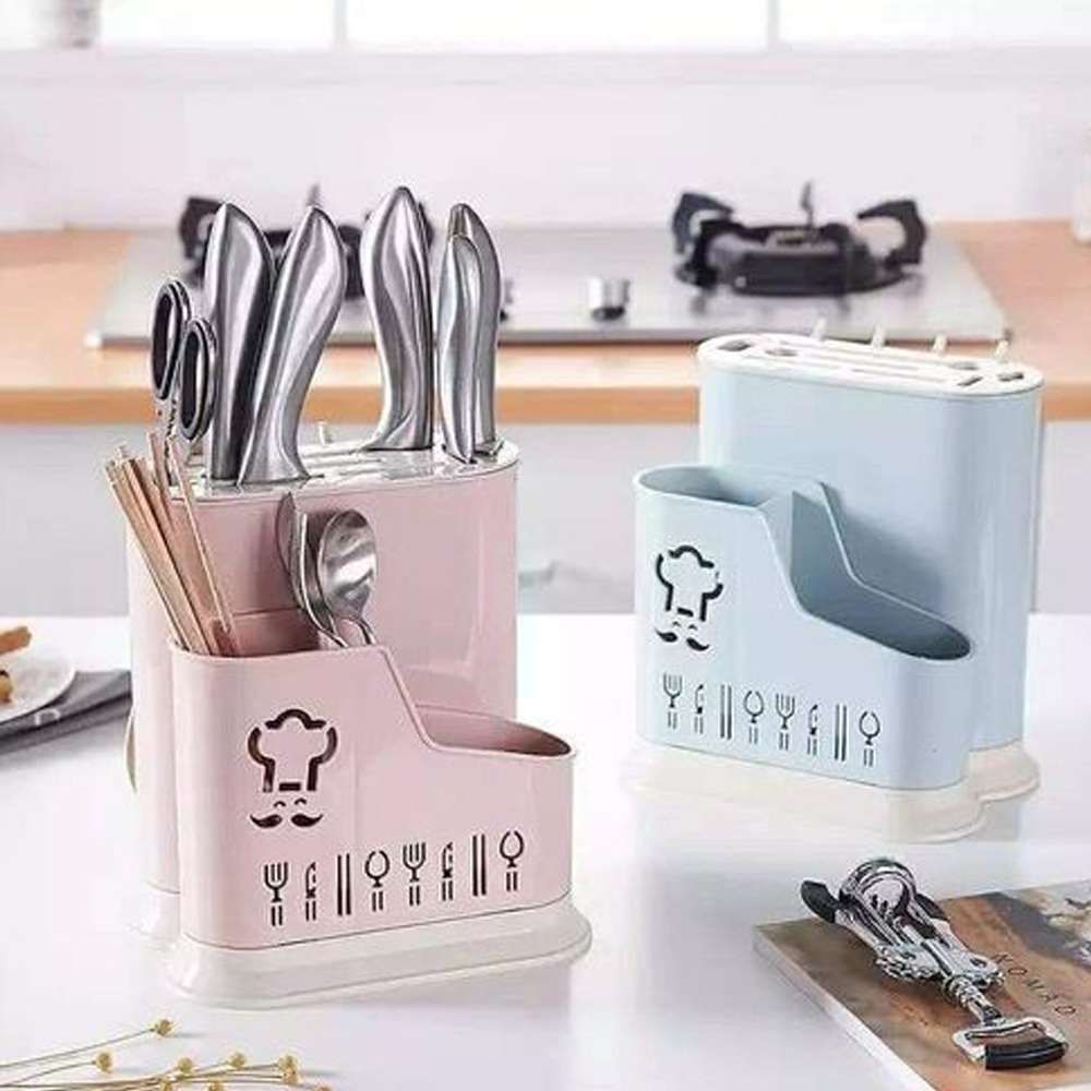 رشاقة سكاكين و منظم سمارت + حامل معالق و شوك