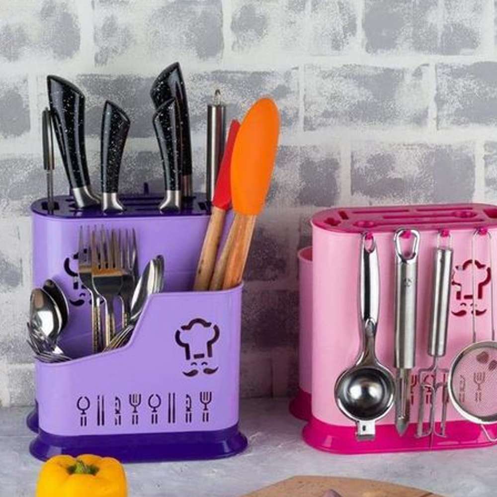 رشاقة سكاكين و منظم سمارت + حامل معالق و شوك