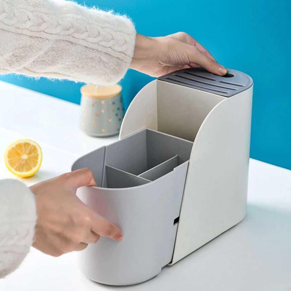 رشاقة سكاكين و منظم سمارت + حامل معالق و شوك