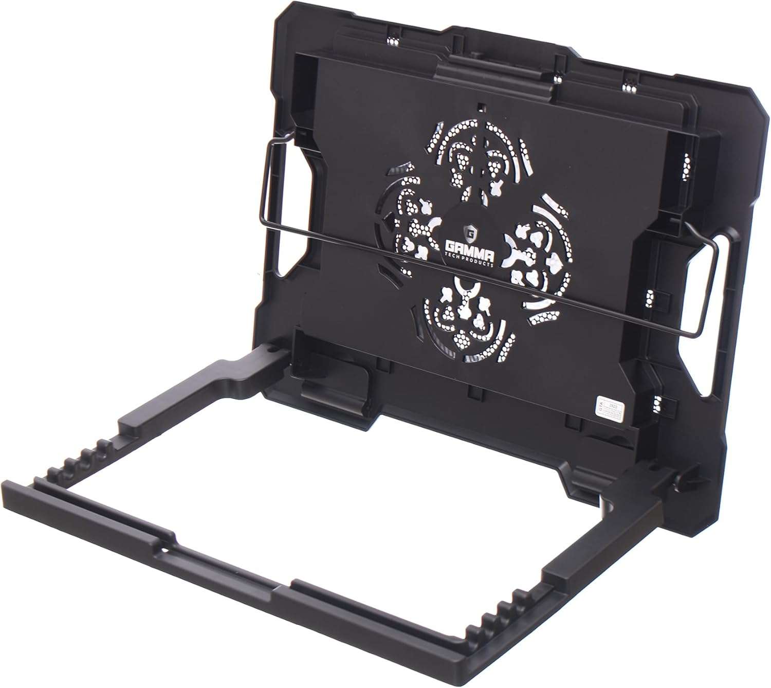 مروحة تبريد لاب توب جاما 17 بوصة، 1 مروحة، أسود، GT-89