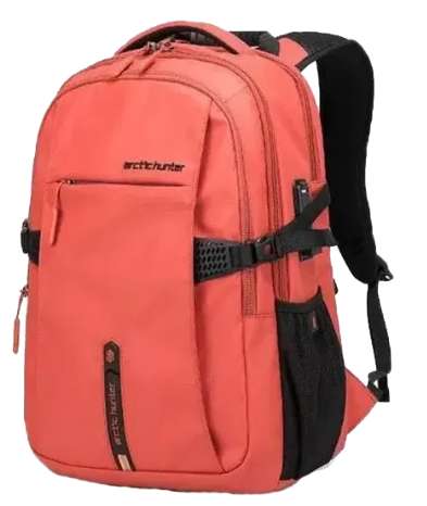 شنطة ظهر لابتوب أركتيك هانتر 15.6 إنش منفذ يو أس بى برتقاليB00387