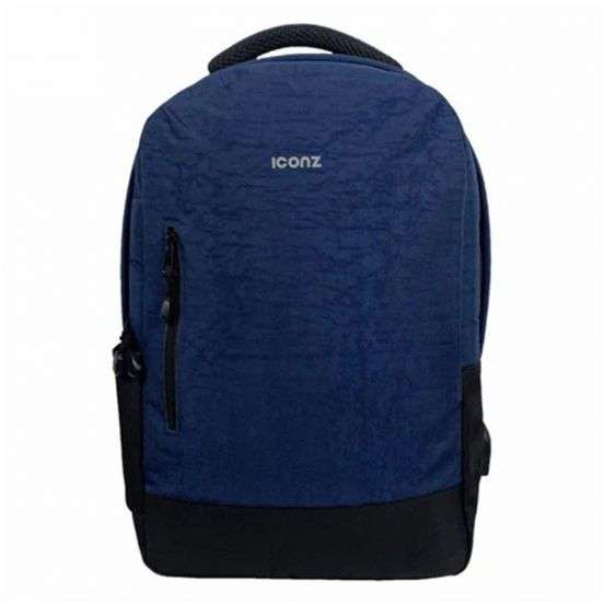 حقيبة ظهر للكمبيوتر المحمول من Iconz باللون الأزرق*الأسود 4031