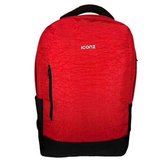 حقيبة ظهر للكمبيوتر المحمول من Iconz أحمر*أسود 4032