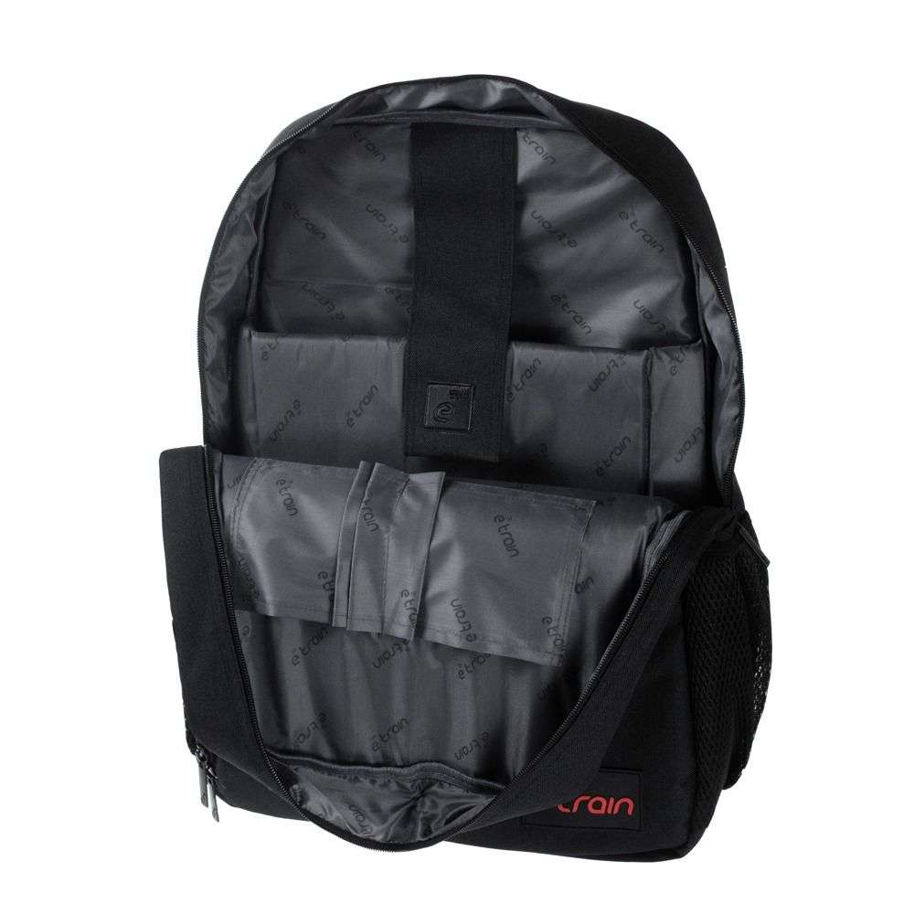 حقيبة ظهر كمبيوتر محمول E-train مقاس 15.6 بوصة، لون أسود BG02B