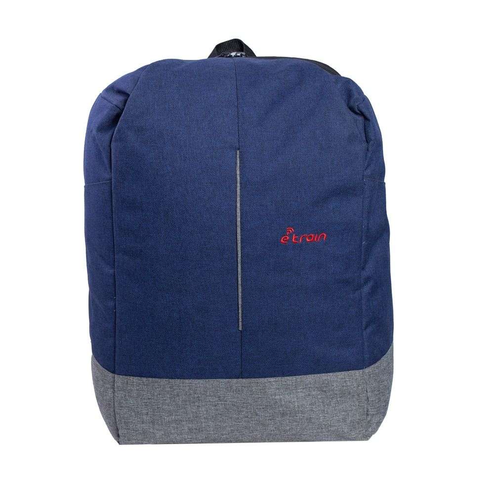 حقيبة ظهر كمبيوتر محمول E-train مقاس 15.6 بوصة أزرق*رمادي BG82L