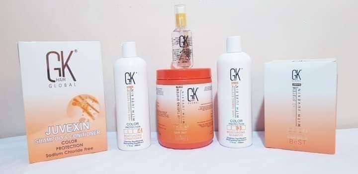 عرض مجموعة جي كي  gk ال ٤ قطع ( شامبو - بلسم - سيرم - حمام كريم )