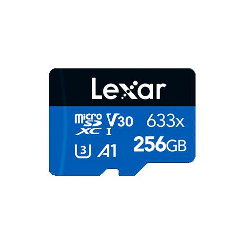 كارت ميموري Lexar 256GB High-Performance UHS-I Blue Series