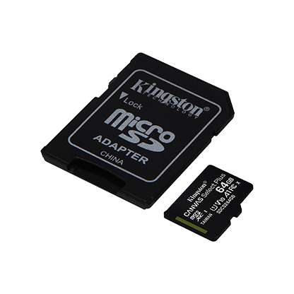 Kingston Canvas Select Plus Memory Card Micro SD 64 GB - SDCS2-64GB