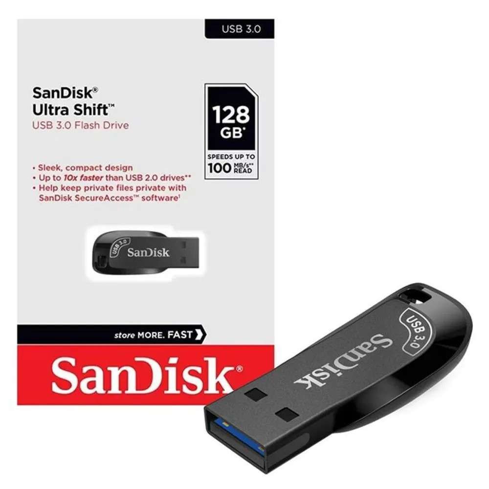 Sandisk Ultra Shift Flash Memory 128GB - SDCZ410-128G-G46