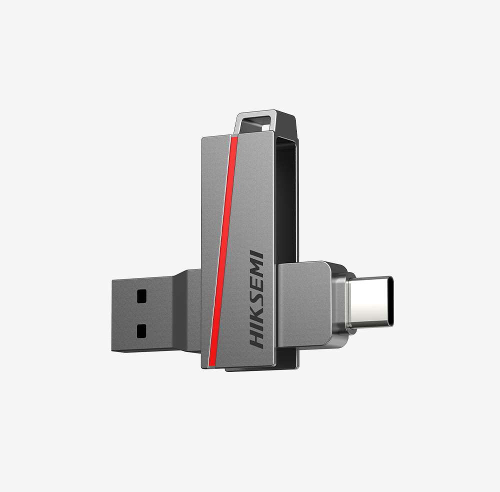 HIKSEMI 256GB DUAL SLIM USB 3.2 FLASH DRIVE (HS-USB-E307C 256G U3)