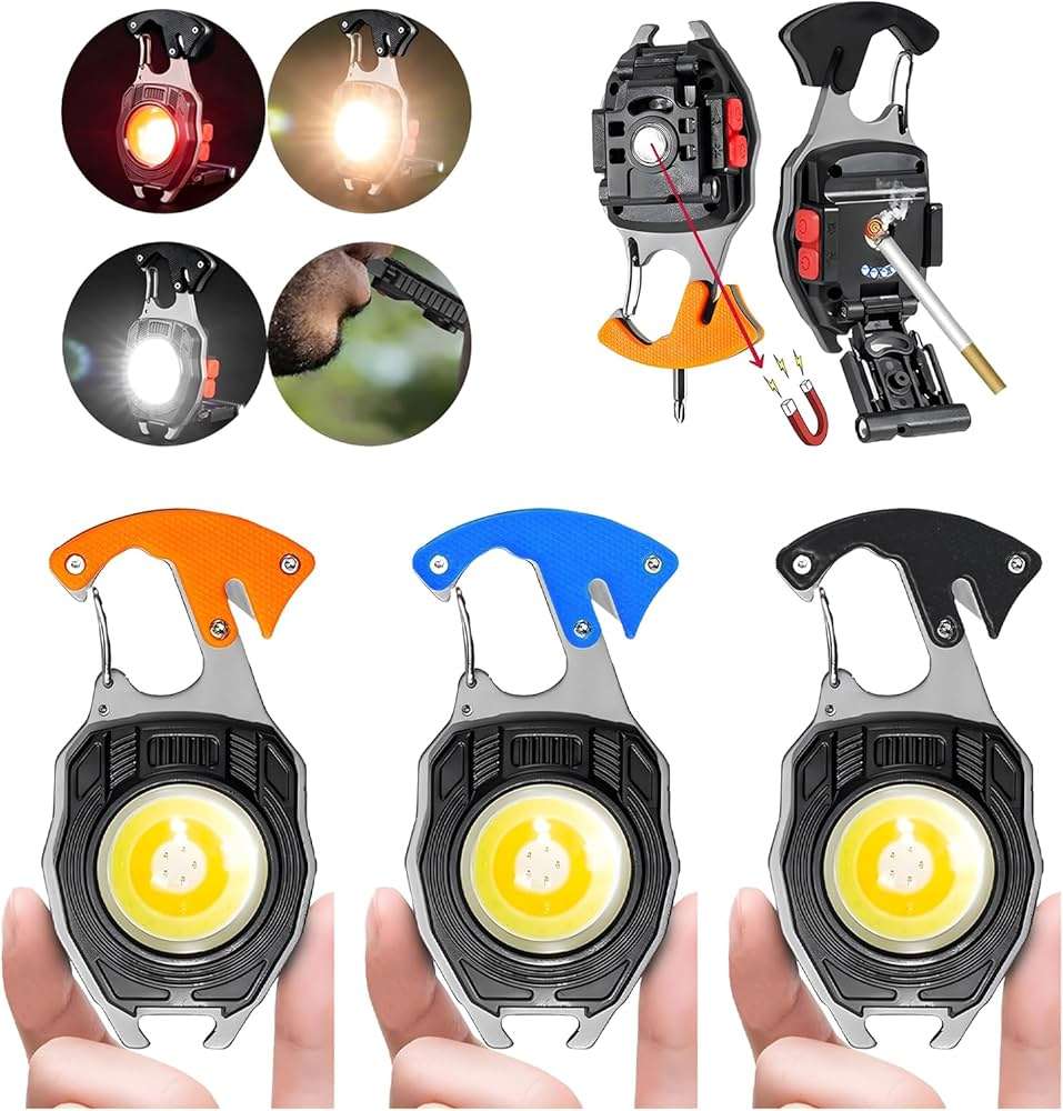 كشاف ليد يدوي بقاعدة مغناطيسية