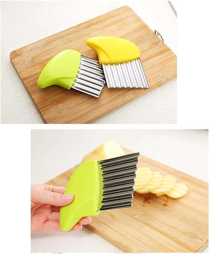 قطاعة لتقطيع البطاطس المقلية والفواكه والخضراوات من الستانلس ستيل