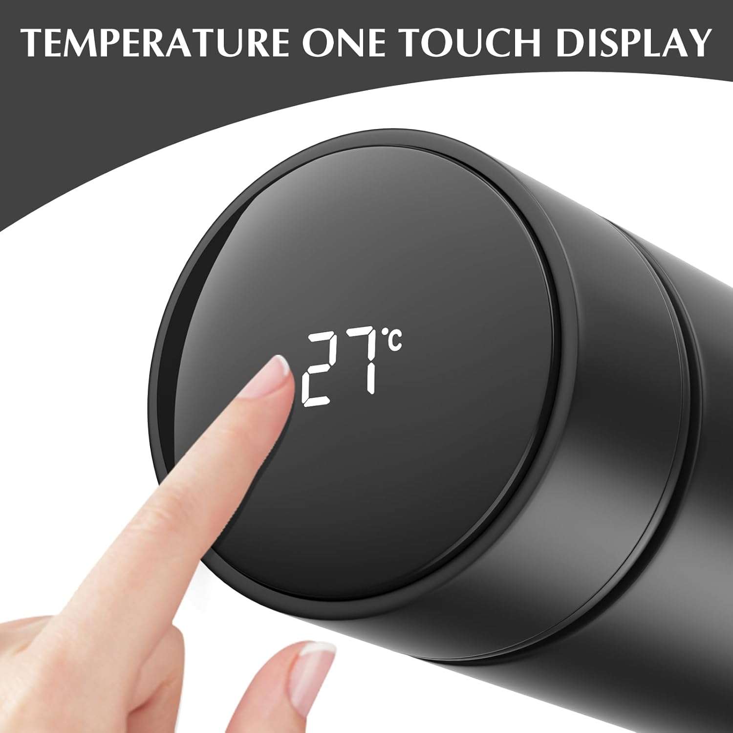 ترمس حراري ذكي من الفولاذ المقاوم للصدأ 304