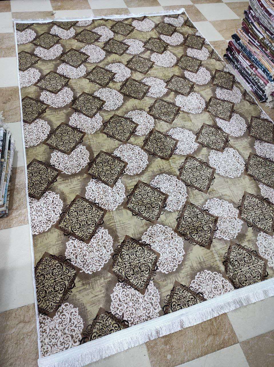 حافظة السجاد  التركي القطيفة فرو السوفت الناعم