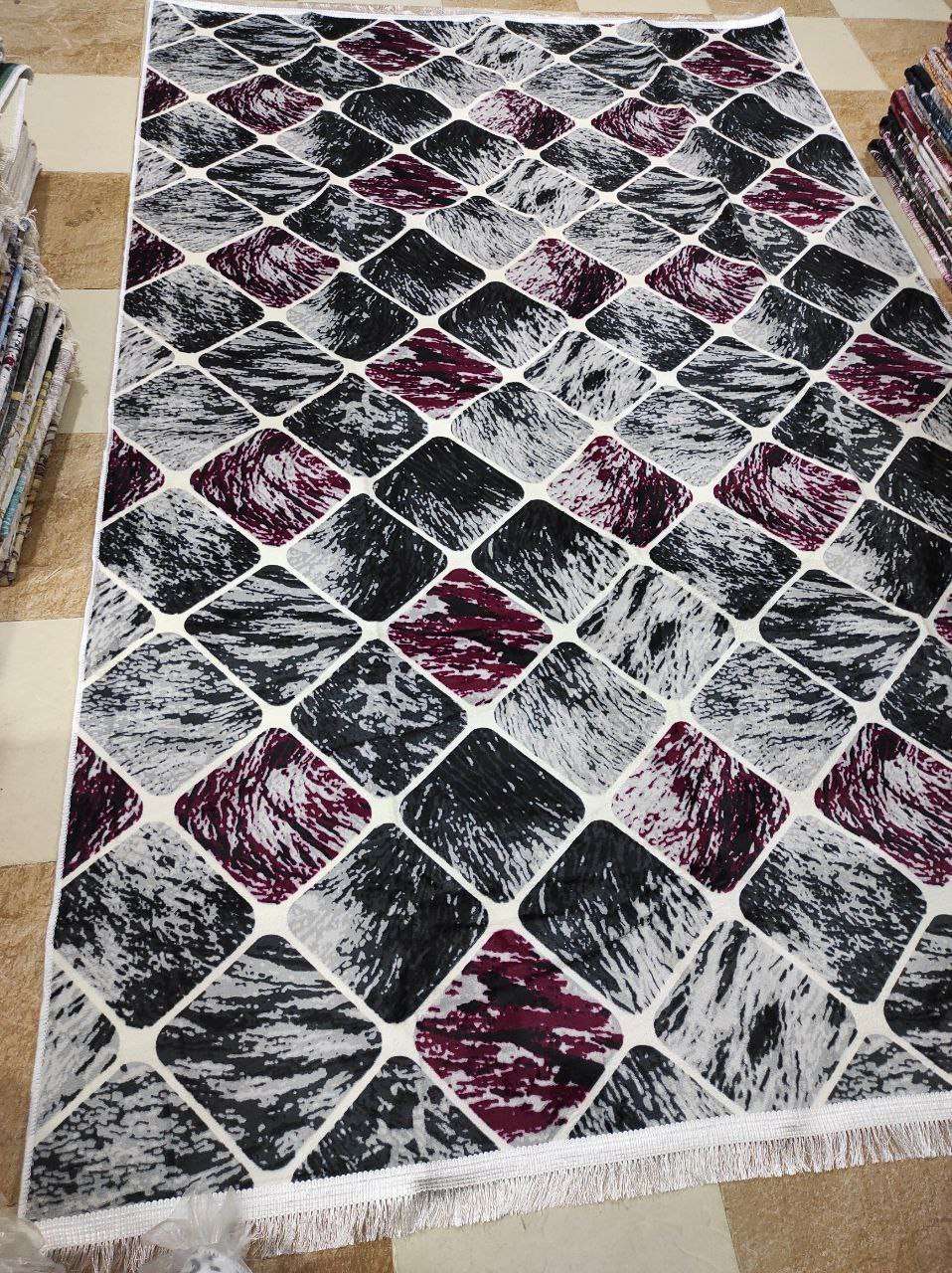 حافظة السجاد  التركي القطيفة فرو السوفت الناعم