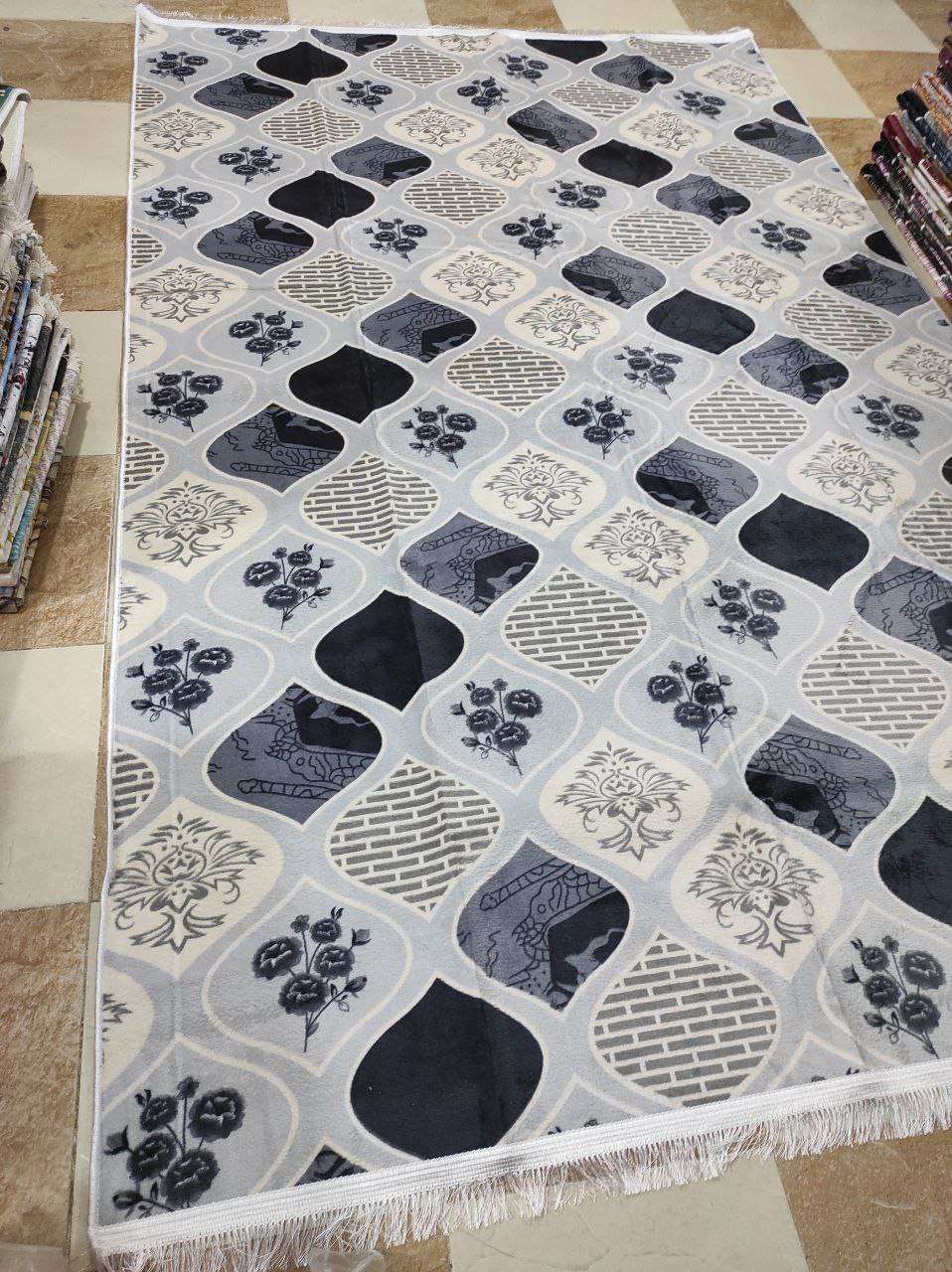 حافظة السجاد  التركي القطيفة فرو السوفت الناعم