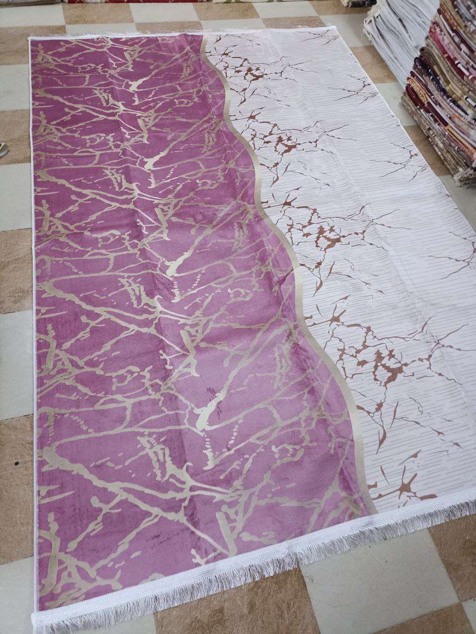 حافظة السجاد  التركي القطيفة فرو السوفت الناعم