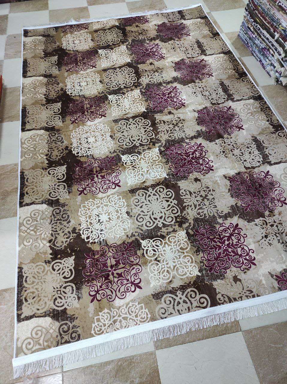 حافظة السجاد  التركي القطيفة فرو السوفت الناعم