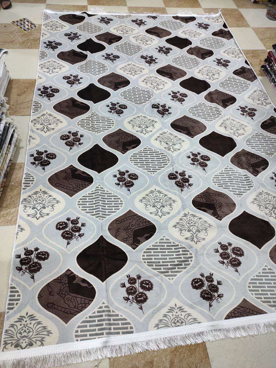 حافظة السجاد  التركي القطيفة فرو السوفت الناعم