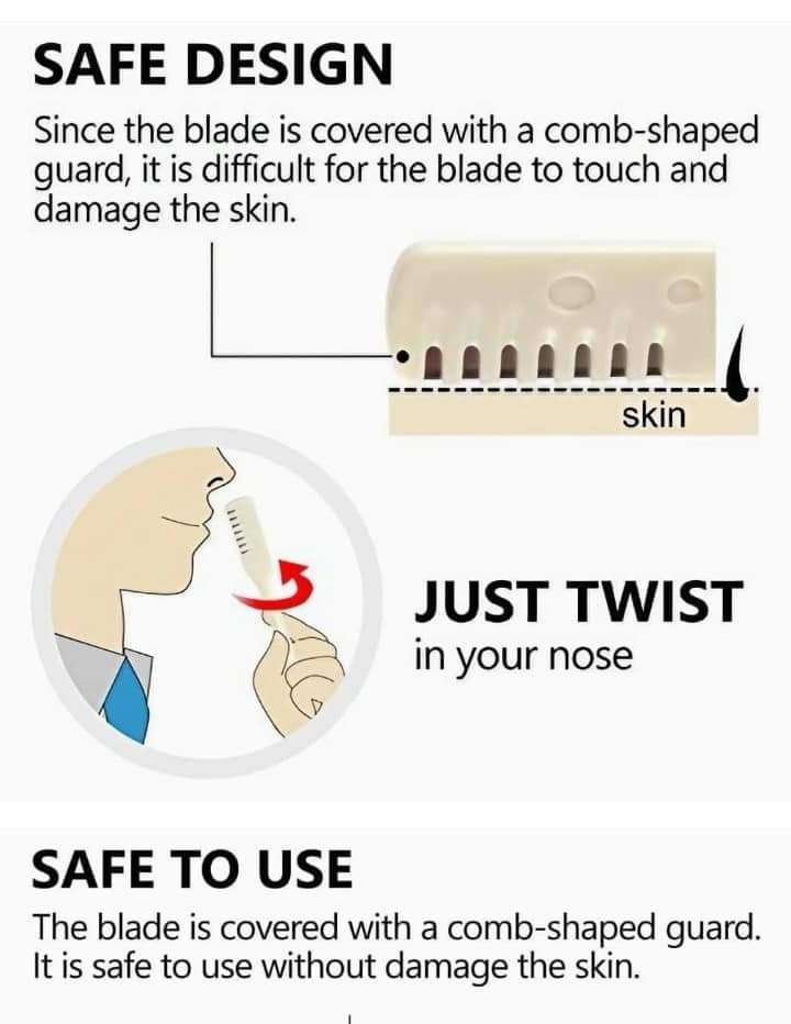 شفرات ازاله شعر الانف