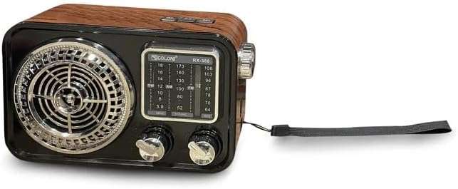 راديو بلوتوث لاسلكي 3 نطاقات هوائي قابل لاعادة الشحن -B0DLBJHPPB