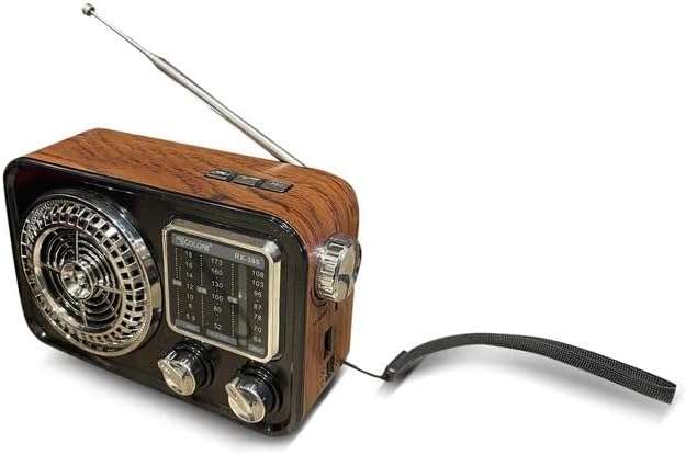 راديو بلوتوث لاسلكي 3 نطاقات هوائي قابل لاعادة الشحن -B0DLBJHPPB