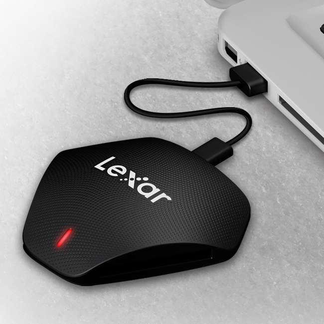 ليكسار قارئ كارت 3 فى 1 - كارت ريدر -  (LRW500URB)