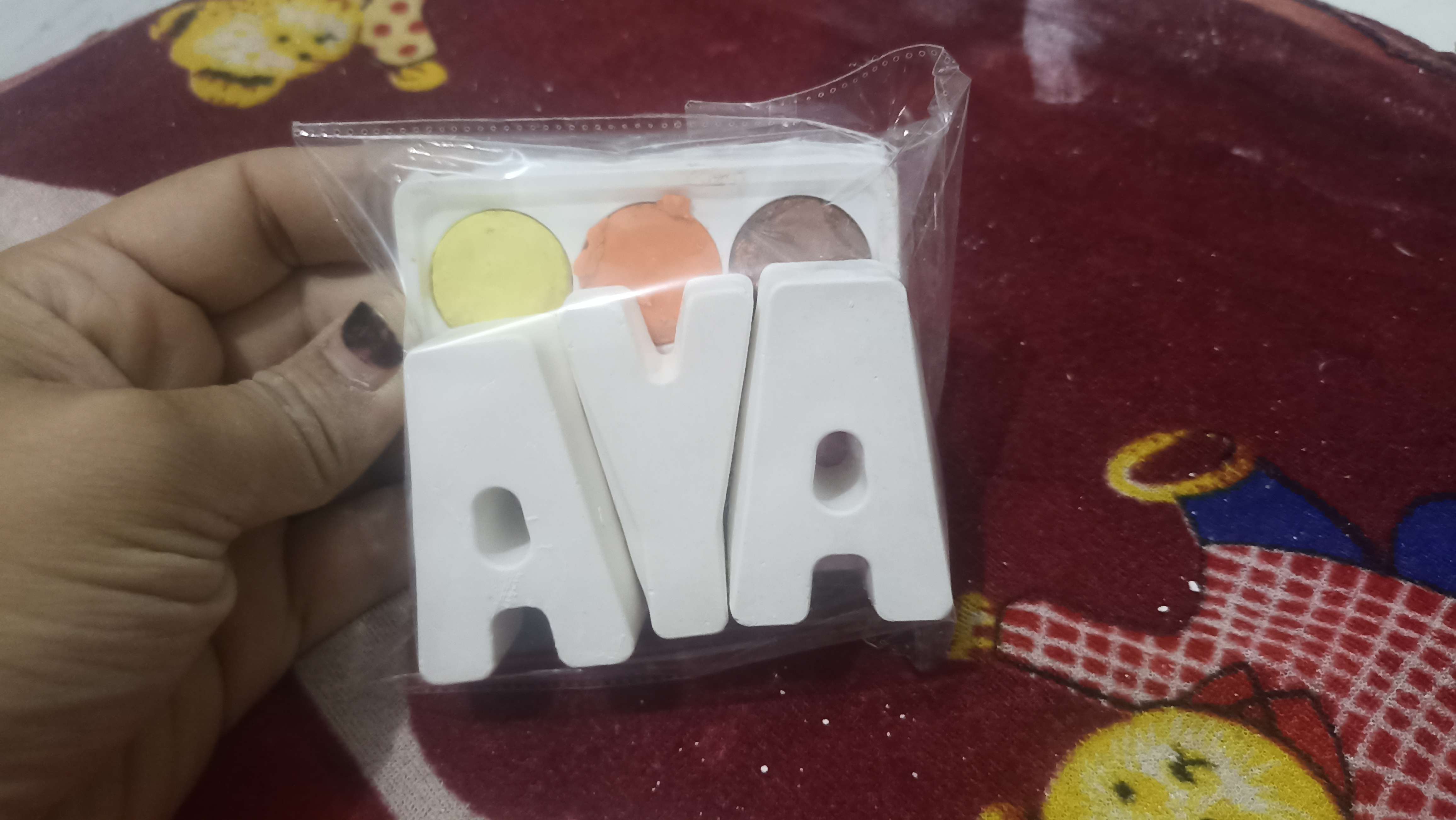 لعبة اشكال جبس للتلوين