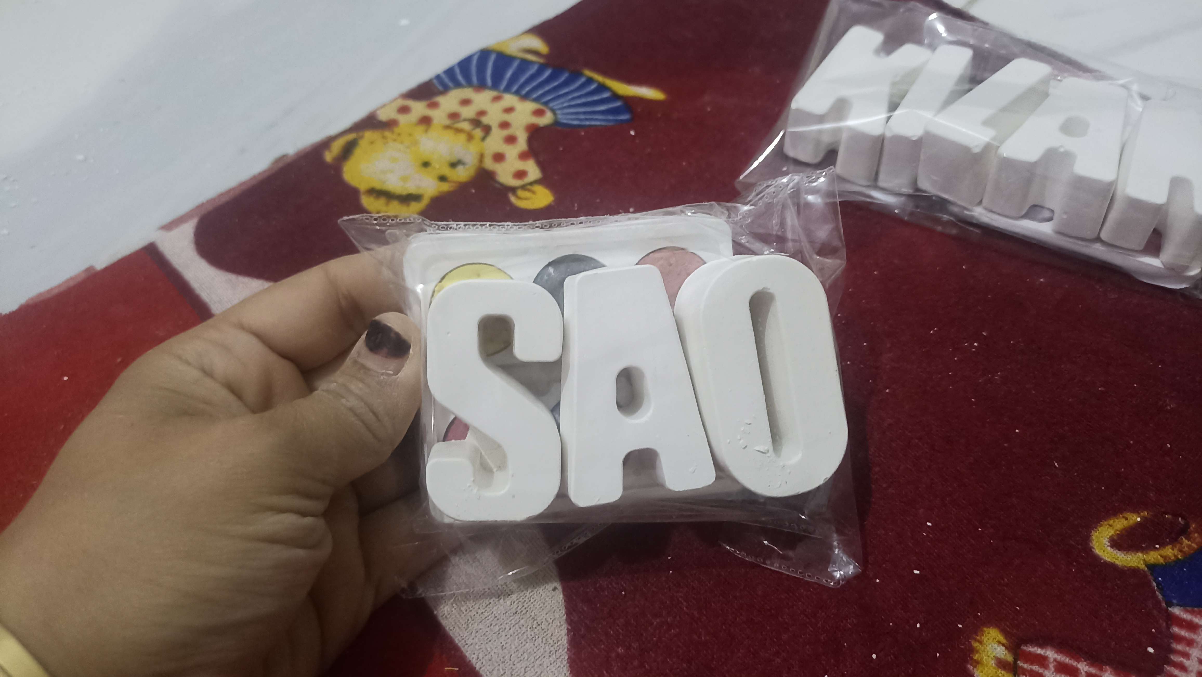 لعبة اشكال جبس للتلوين