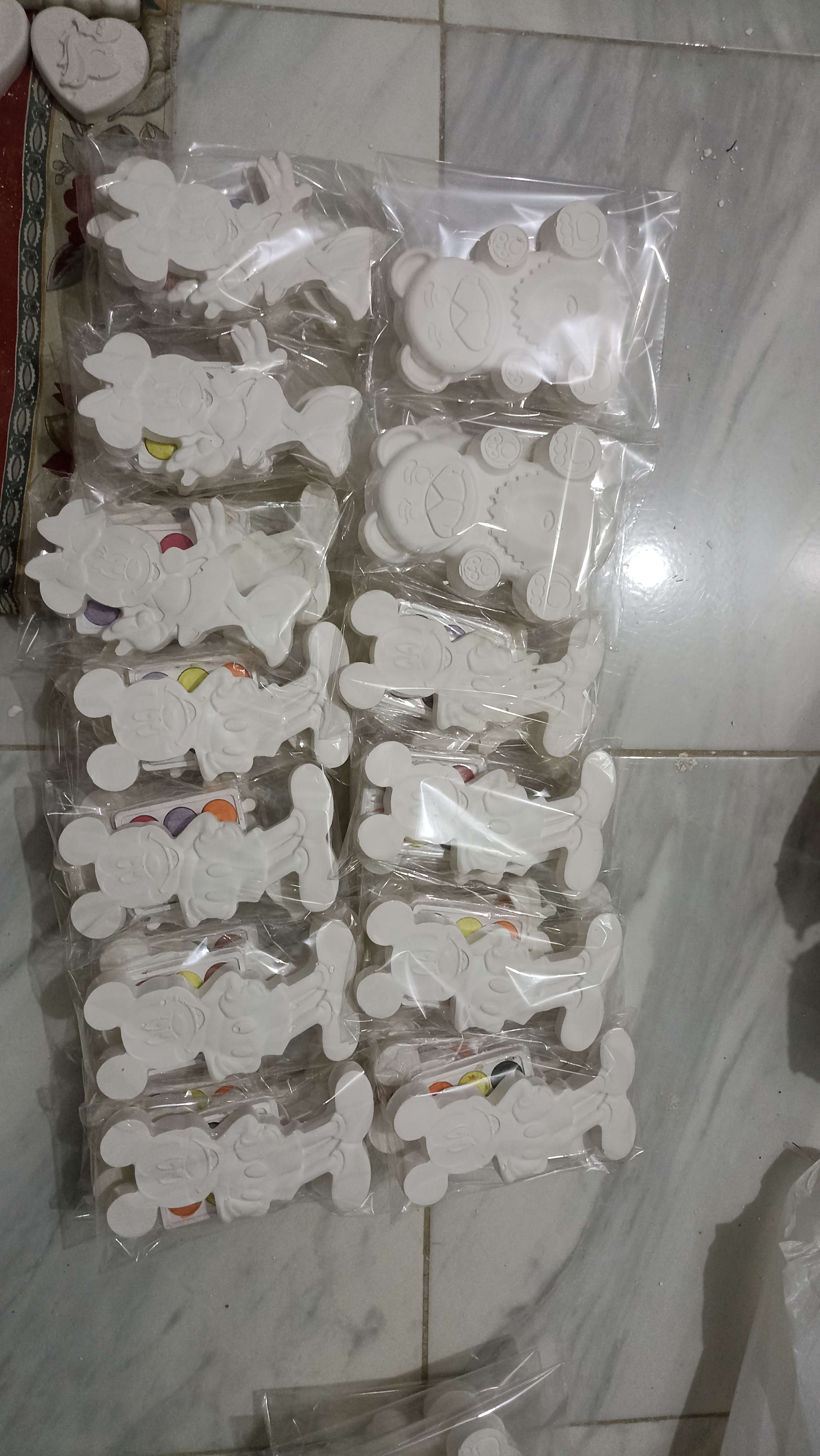 لعبة اشكال جبس للتلوين