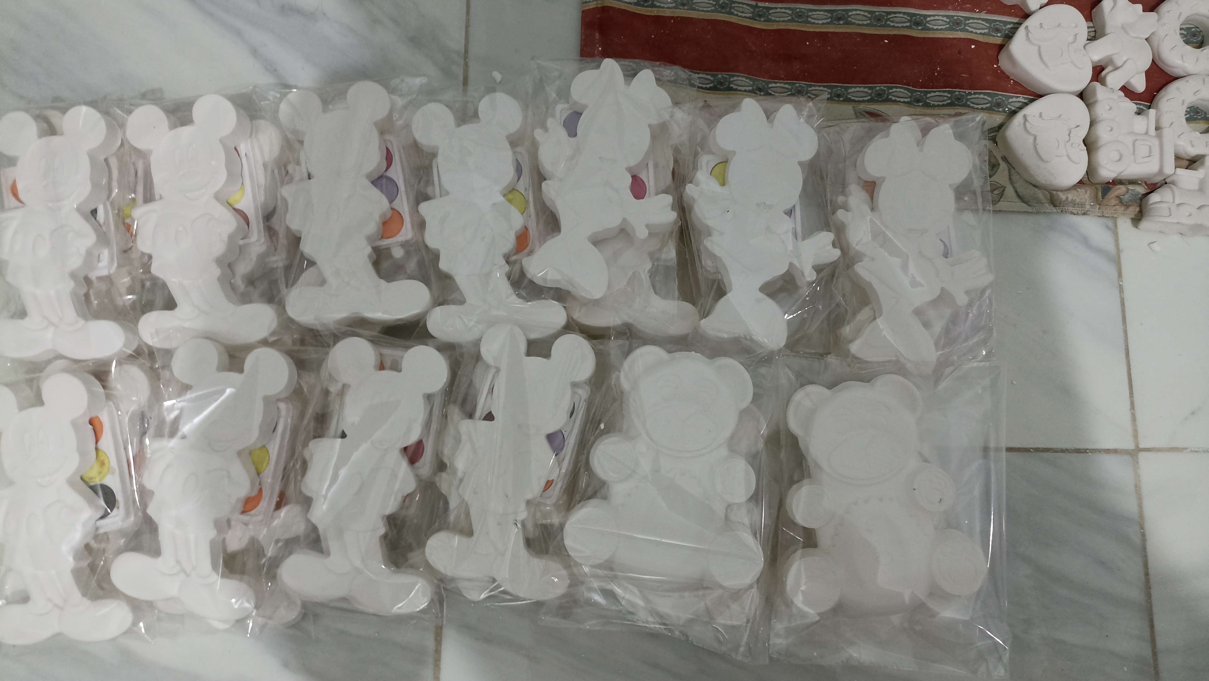 لعبة اشكال جبس للتلوين