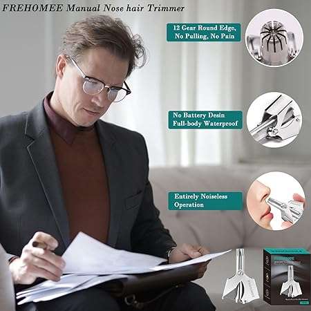 ماكينة تشذيب شعر الأنف اليدوية للرجال والنساء B0DL2TTV6R