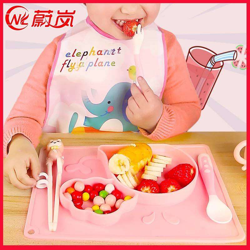 طبق سيليكون مقسم