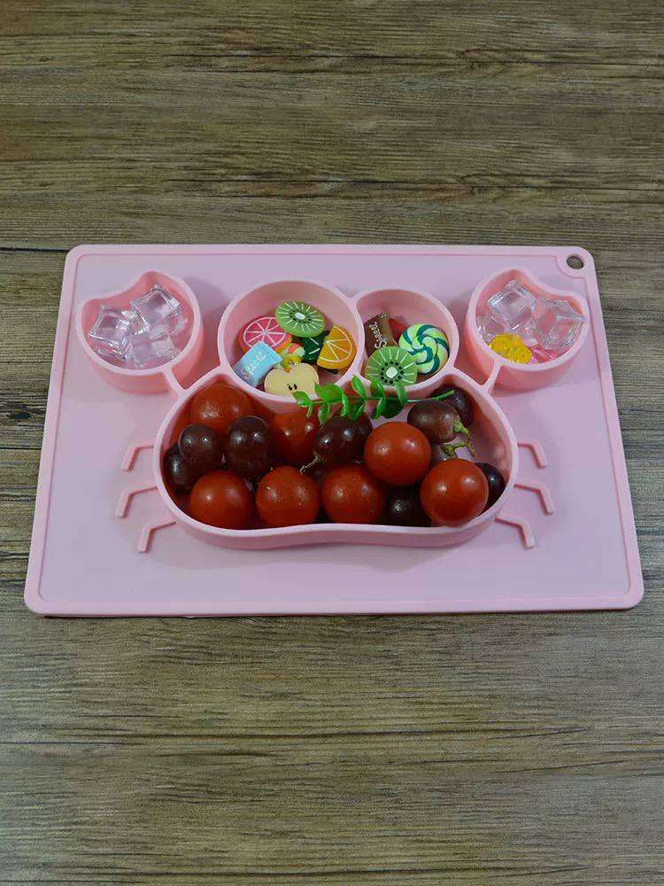 طبق سيليكون مقسم