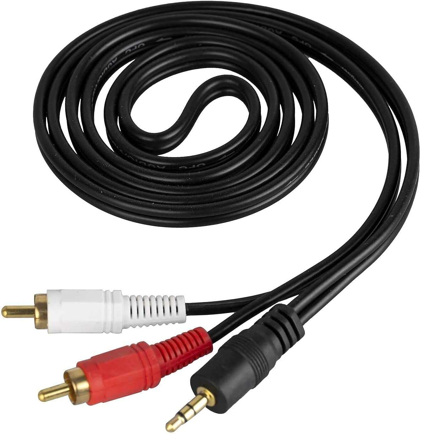 كابل صوت 2×1 طول 5 متر -  Audio Cable 2 *1 5M