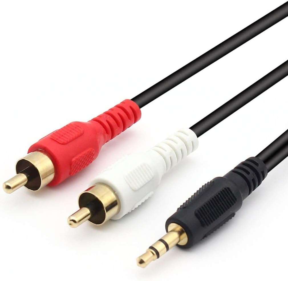 كابل صوت 2×1 طول 5 متر -  Audio Cable 2 *1 5M