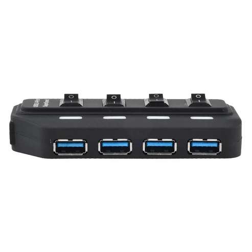 توبى موزع يو اس بي 4 منافذ + 4 مفاتيح سرعة تصل الي 5 جيجابايت (US318)