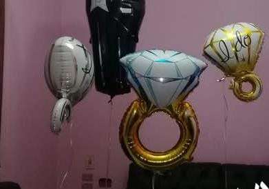 بالون هليوم دبلة الخطوبه