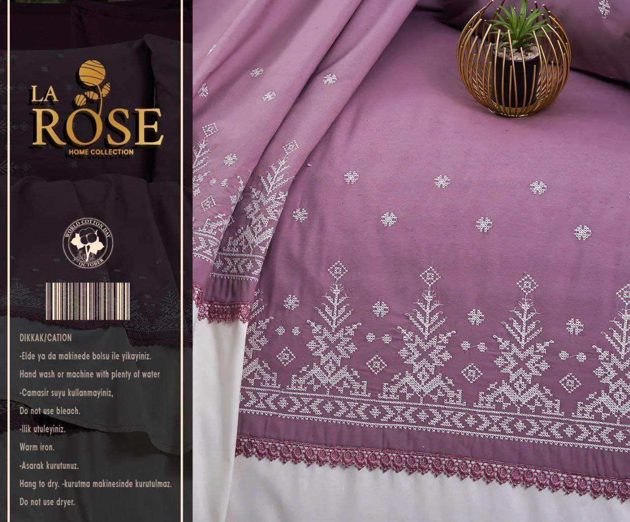 طقم سرير قطن مطرز لاروس 0017

قطن صافي 4 قطع كبير 
ملاية 2