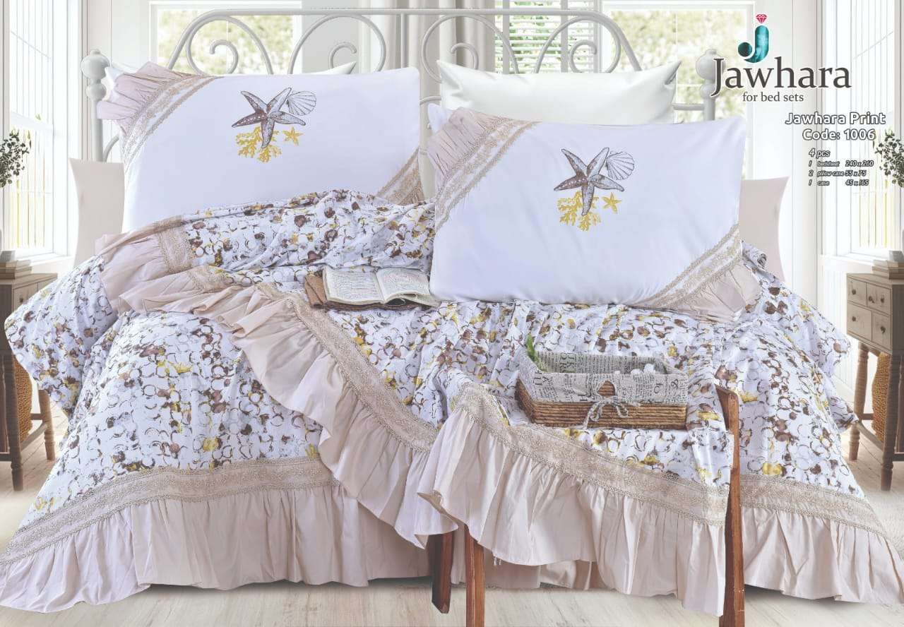 ملاية سرير قطن كبير