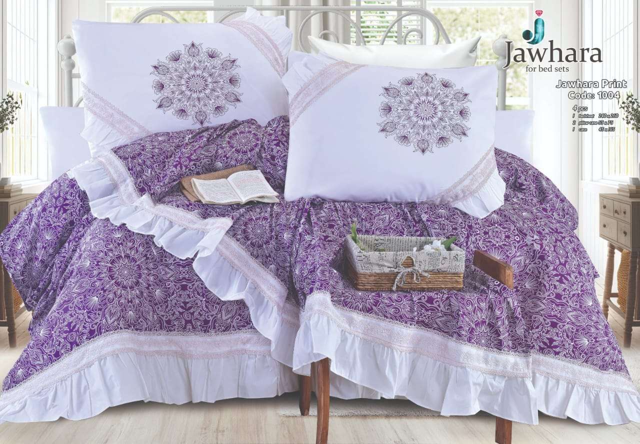 ملاية سرير قطن كبير