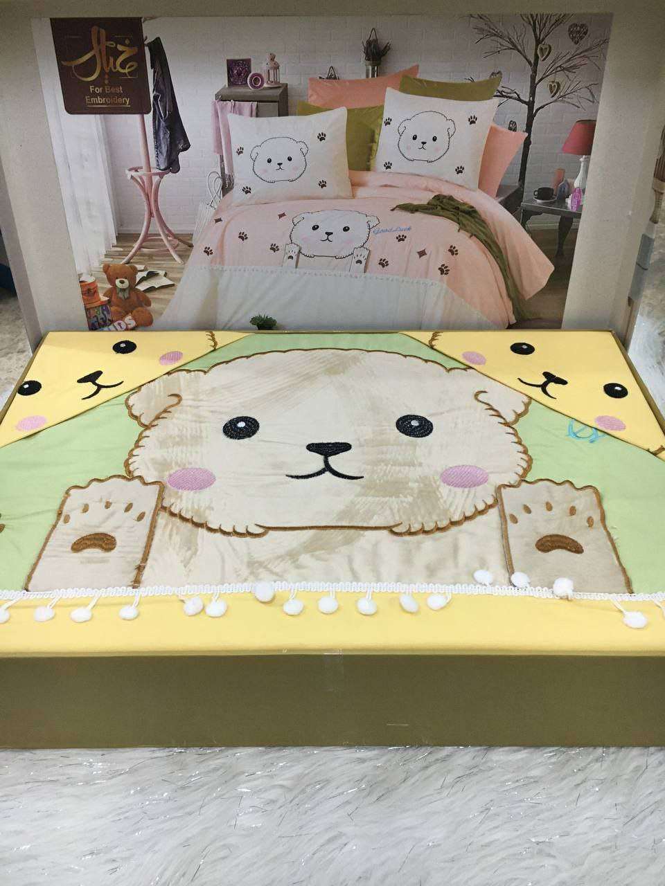 طقم دباديبو الخيال اطفال
قطن صافي 
6 قطع 
2 ملاية 240x200