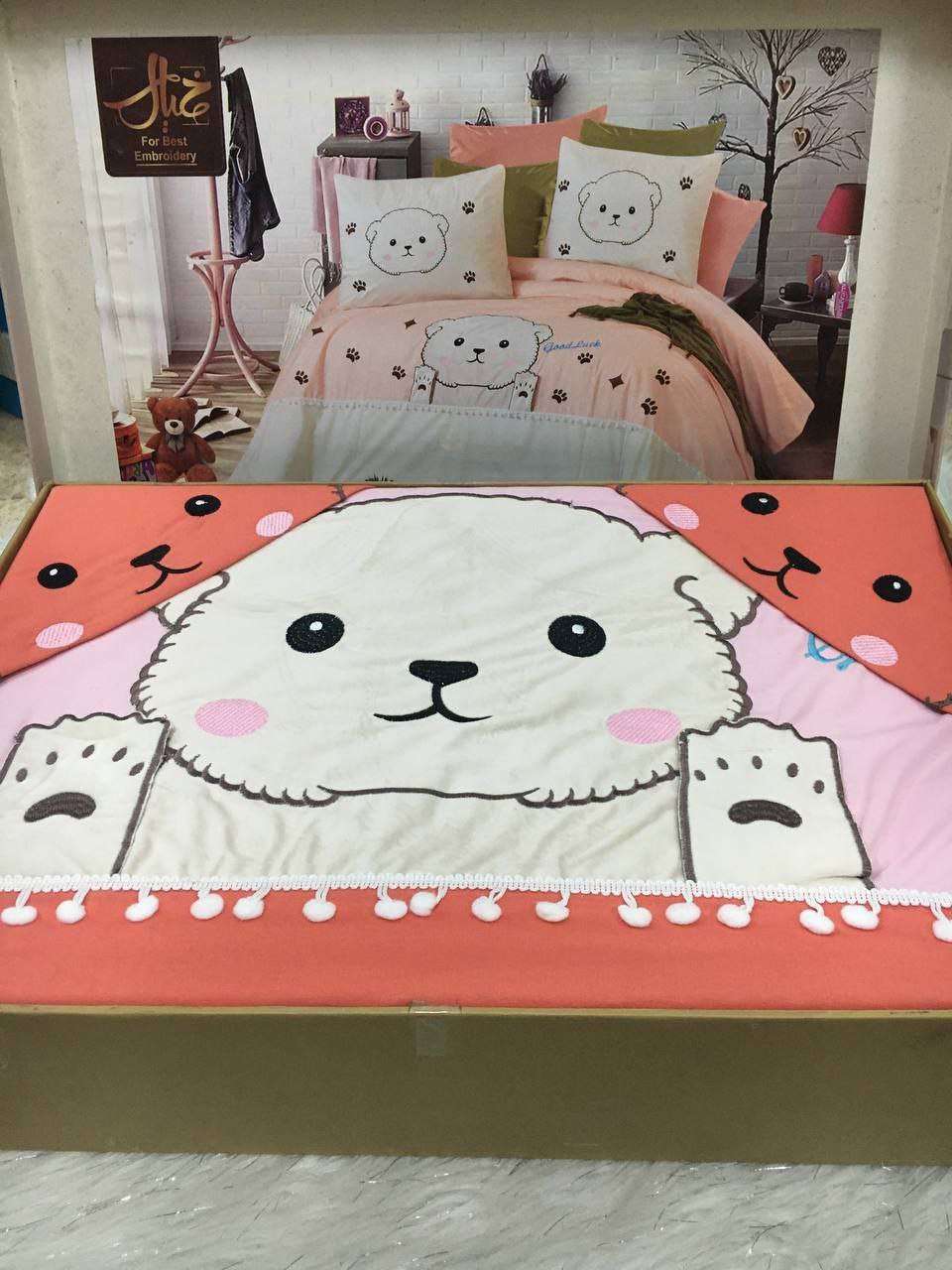 طقم دباديبو الخيال اطفال
قطن صافي 
6 قطع 
2 ملاية 240x200