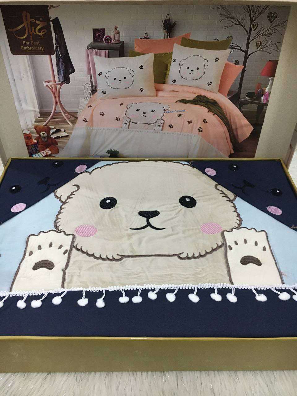 طقم دباديبو الخيال اطفال
قطن صافي 
6 قطع 
2 ملاية 240x200