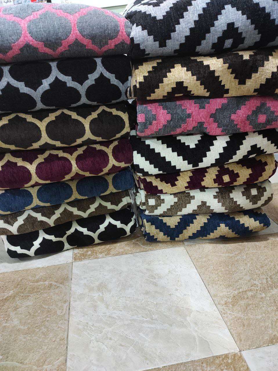 الحافظة الجوبلان ايكيا دبل فيس بفرنشة شراشيب قطن